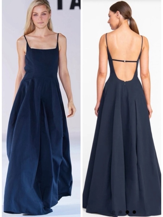 STAUD Dresses & Skirts - STAUD Joli Navy Maxi Gown Dress SZ US 10